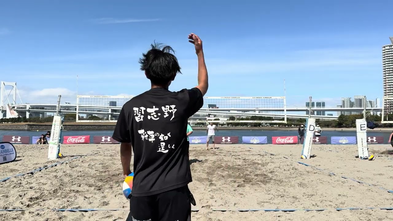 3/7 お台場ビーチ2人制②