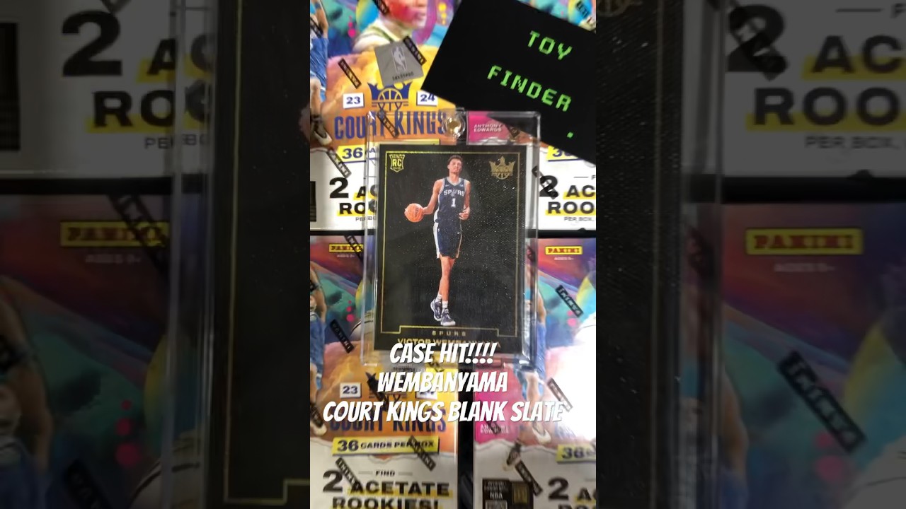 Victor Wembanyama blank slate #wemby #casehit #panini  #sportcards #nbacards #victorwembanyama