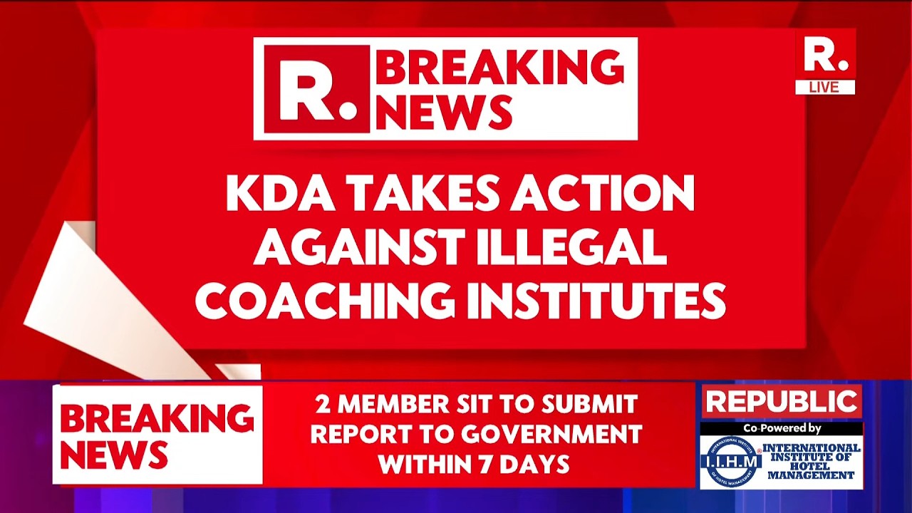 BREAKING LIVE: Kanpur Development Authority Targets Illegal Coaching Institutes | CM Yogi | Lucknow