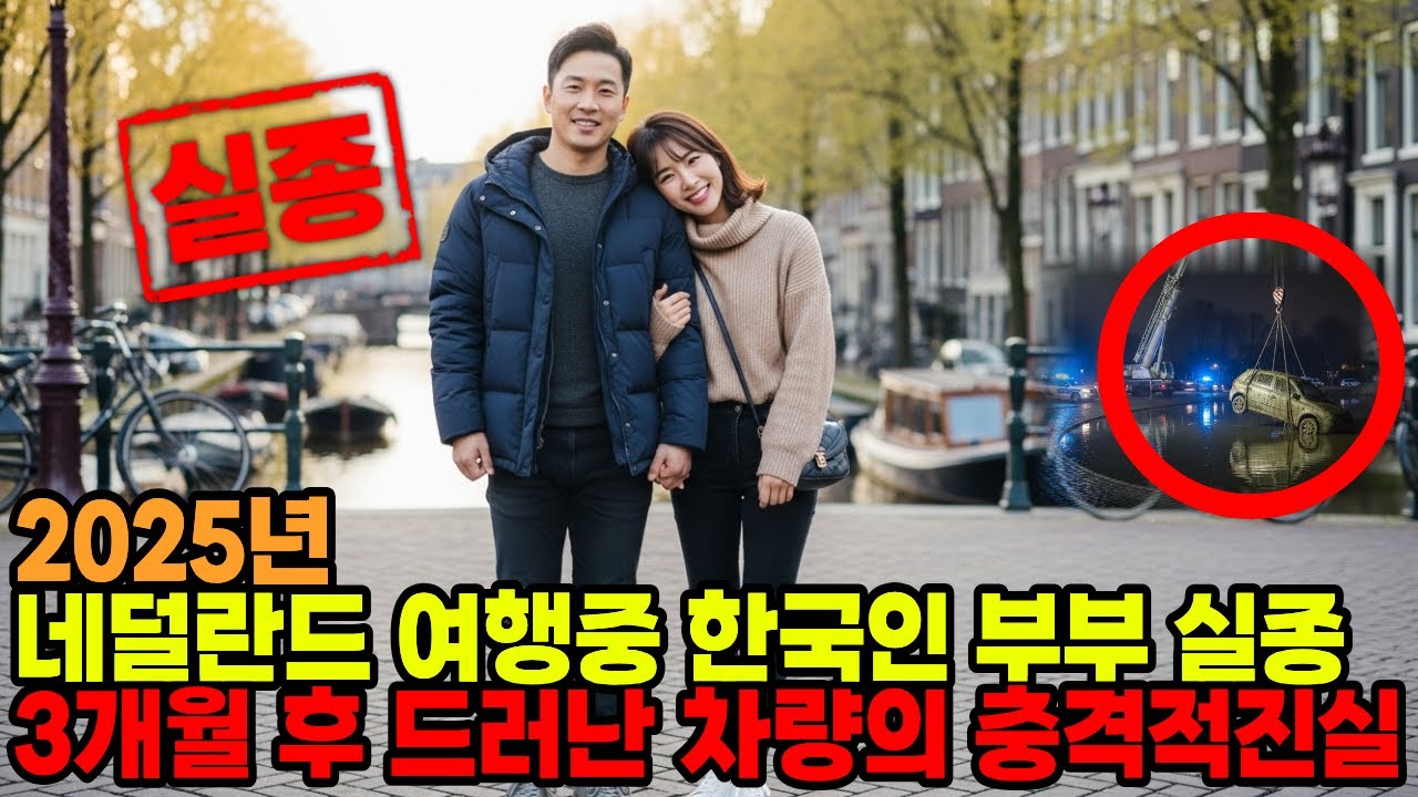 2025년 네덜란드 유럽여행 한국인 부부 실종... 3개월 후 위트레흐트 외각 연못에서 드러난 충격적인 진실