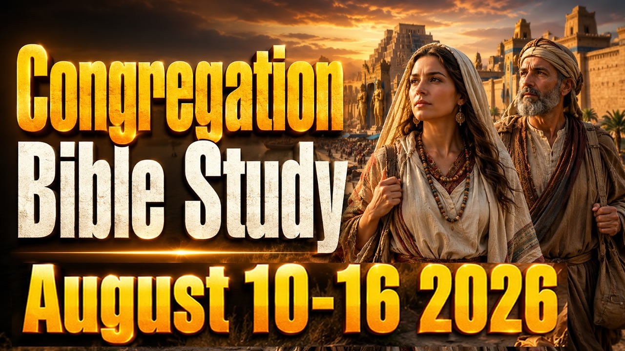 Congregation Bible Study answers | August 10-16, 2026