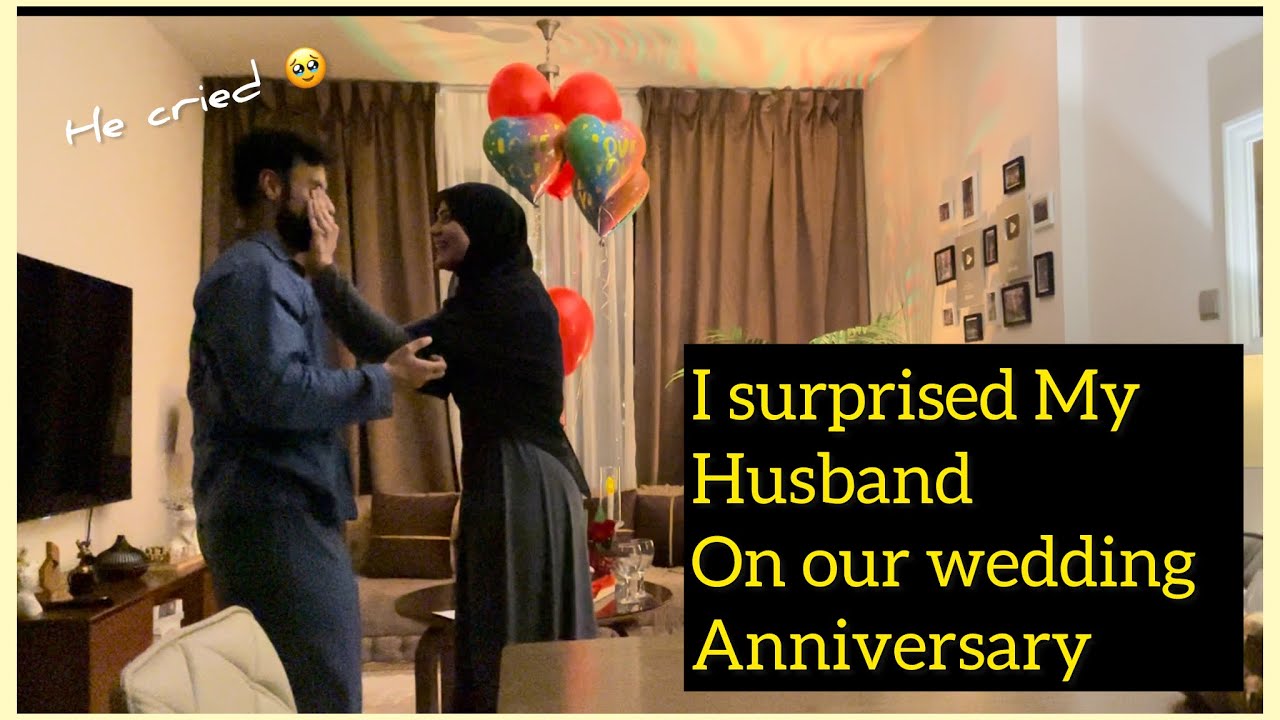 Wedding Anniversary Pr Waleed Ka Reaction 🥹❤️ | Kuch Aesy Tyari Ki Surprise Ki 😂❤️