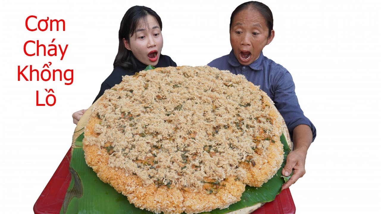 Bà Tân Vlog - Làm Cơm Cháy Mỡ Hành Siêu To Khổng Lồ Nặng 10Kg Sẽ NTN