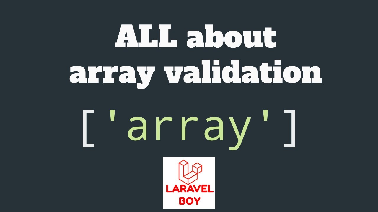 Laravel Validation tip | All about array validation . #freetopg #laravel #php