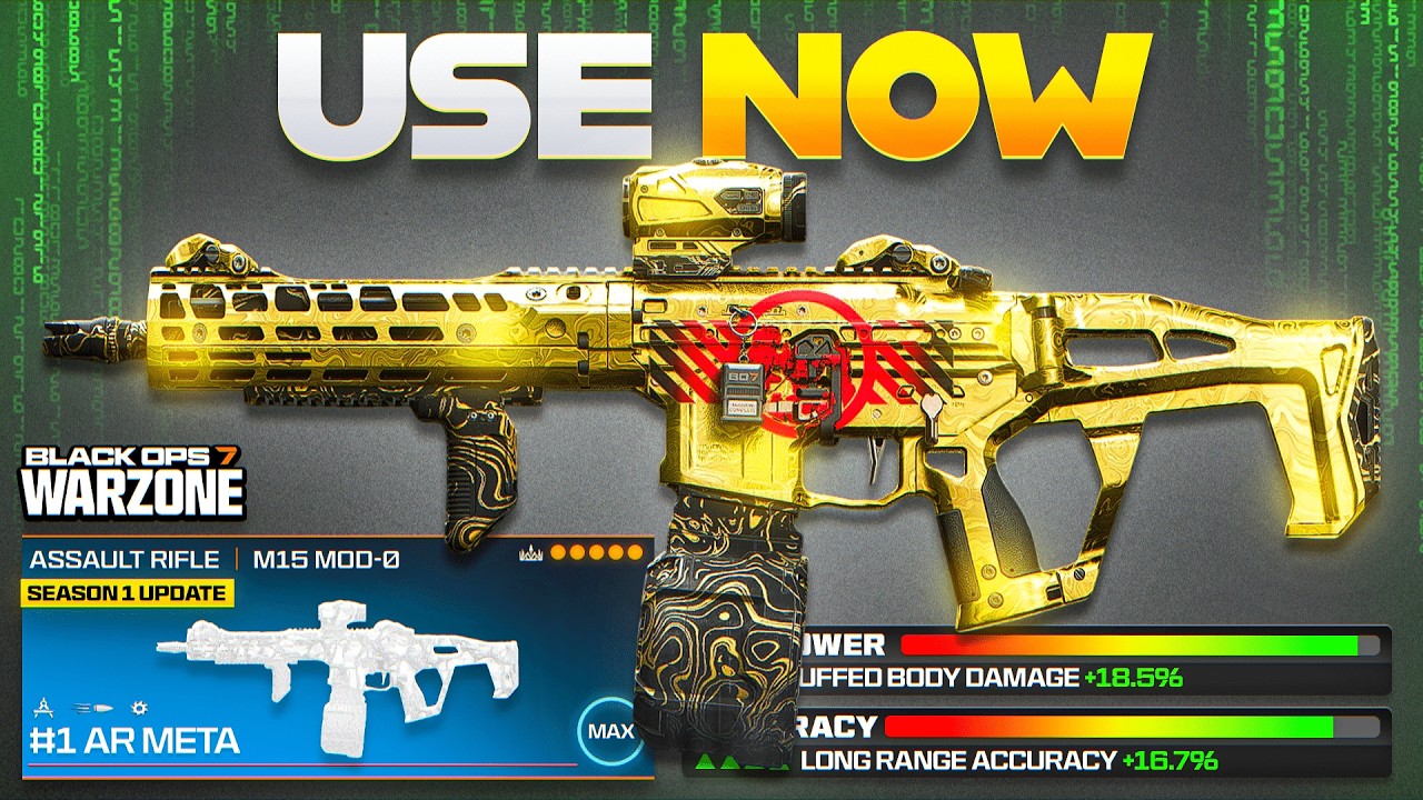 the *NEW* BROKEN AR META LOADOUT in BO7 WARZONE! (Best Assault Rifle Class for COD WZ)