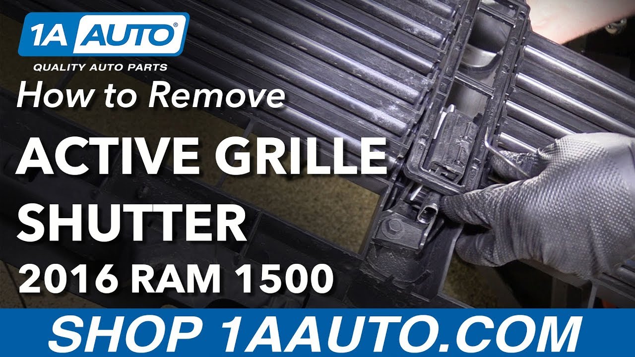 How to Replace Active Grille Shutter 09-18 Ram 1500