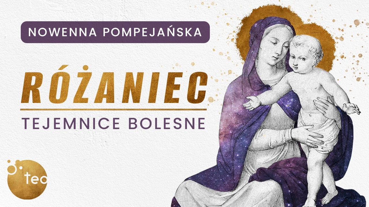 Różaniec ks. Dominik Chmielewski tajemnice BOLESNE z rozważaniami nowenna pompejańska