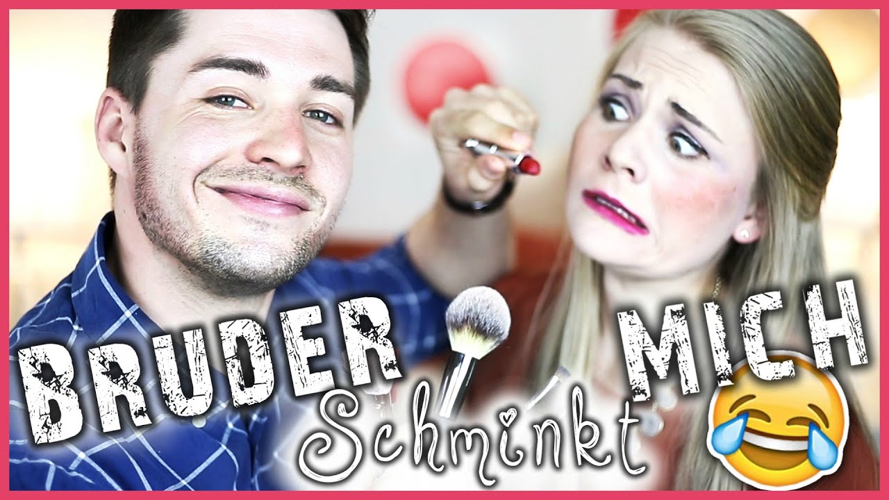 MY BROTHER DOES MY MAKE UP?!