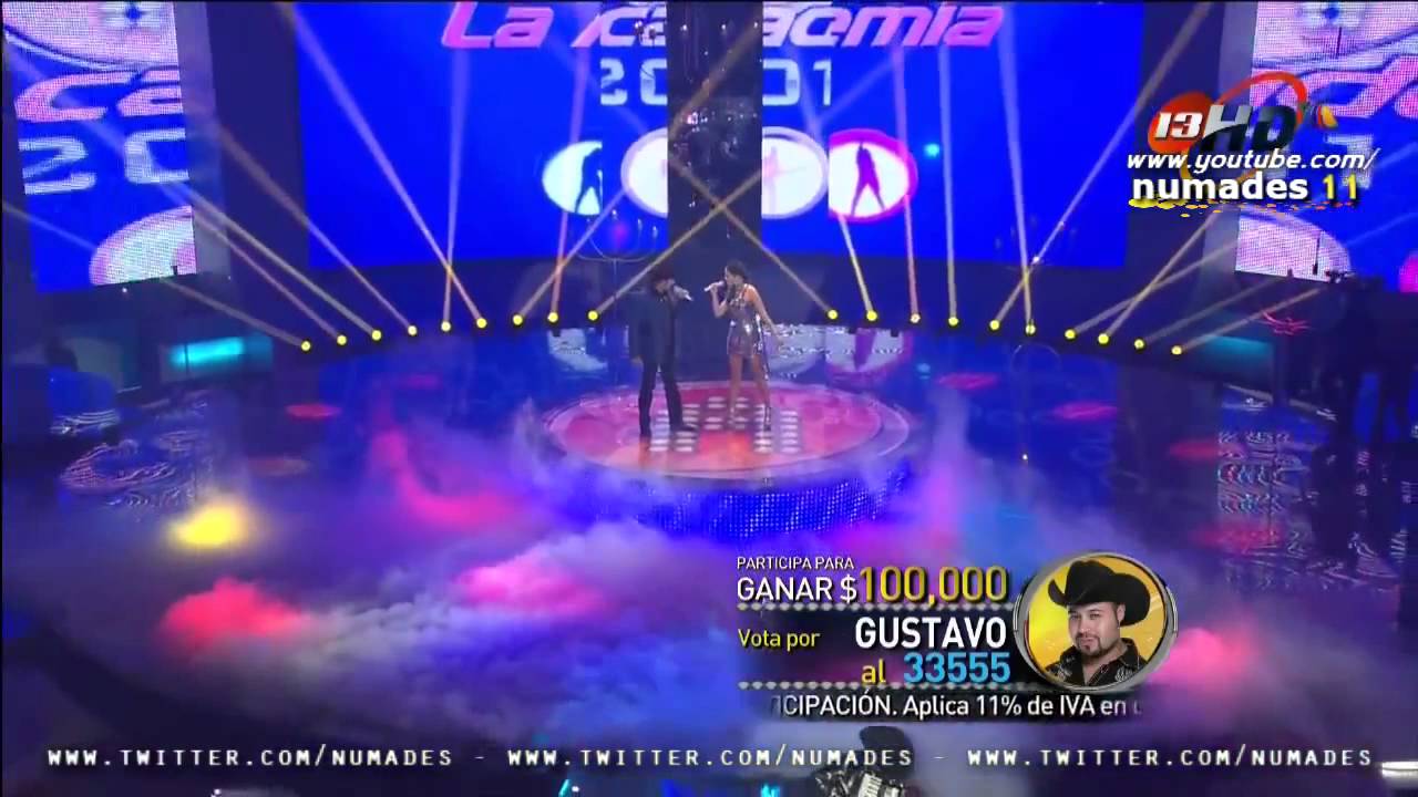 Melissa Barrera & Gustavo - Golpes en el corazon (La Academia 9)