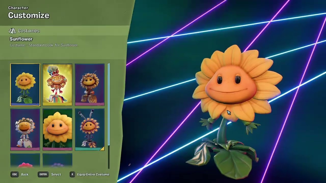 PVZ BFN: All Costumes