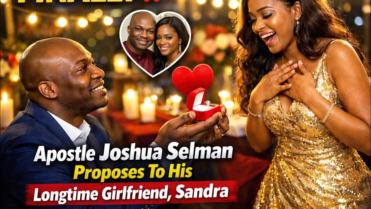 FINALLY‼️ Apostle Joshua Selman Proposes To His Longtime Girlfriend, Sandra 