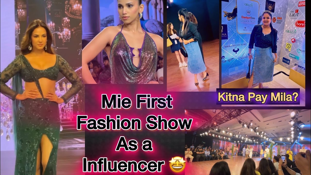 My first Fashion show as a influencer🫠Meet #sonalchauhan payout kitna mila? #influencer  #youtube  