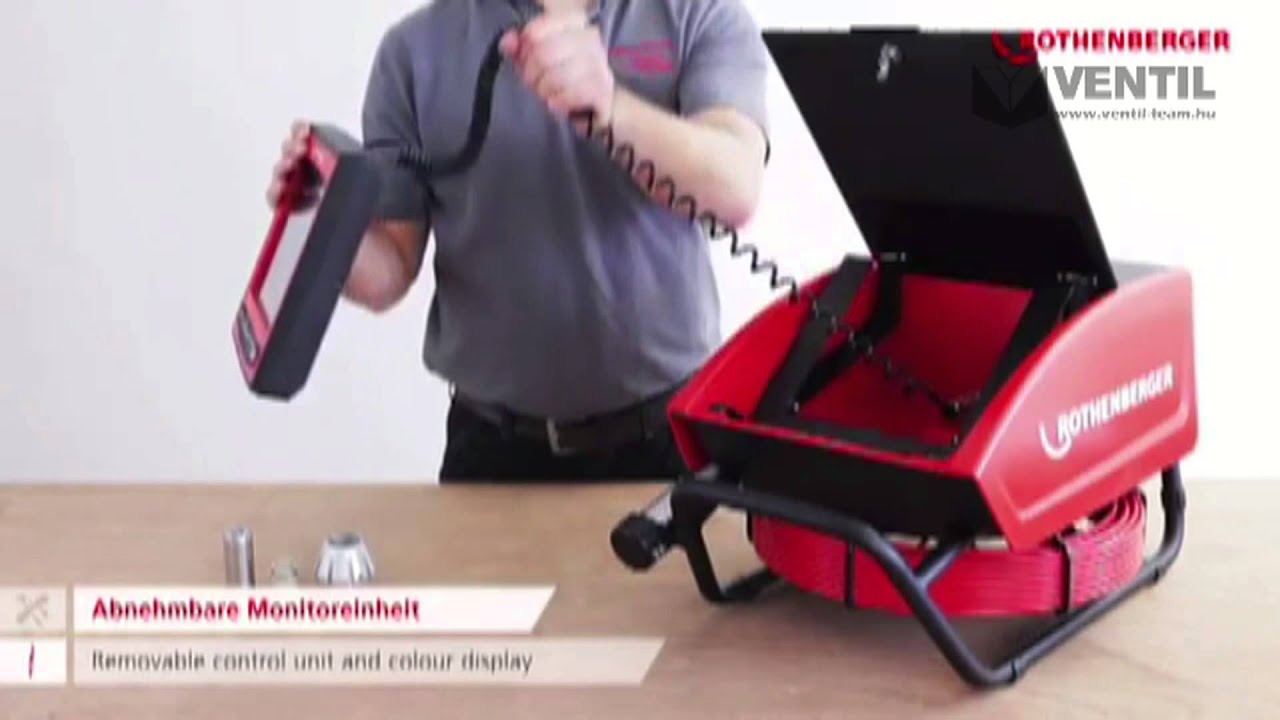 Rothenberger Rocam 3 Multimedia ellenőrző kamera + 40mm-es kamerafej