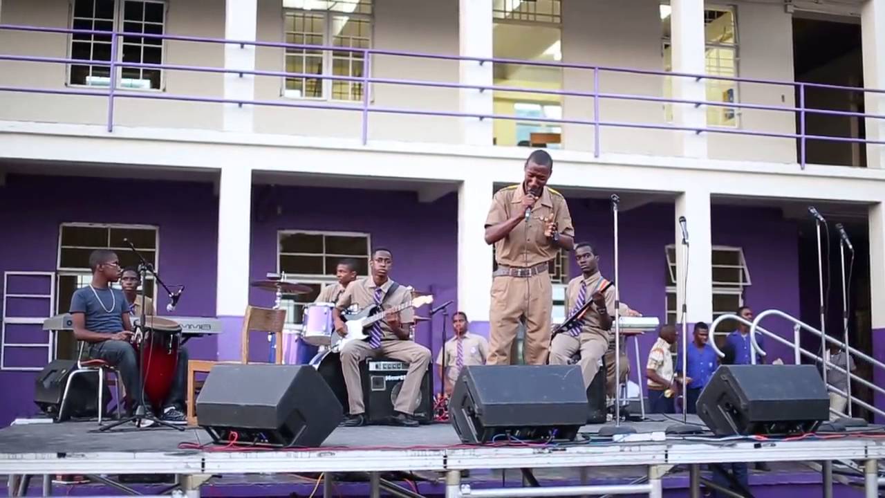 Jamaican Student, Gavin McDonald of St Jago High performs at Kingston College lSCF Gospel Concert