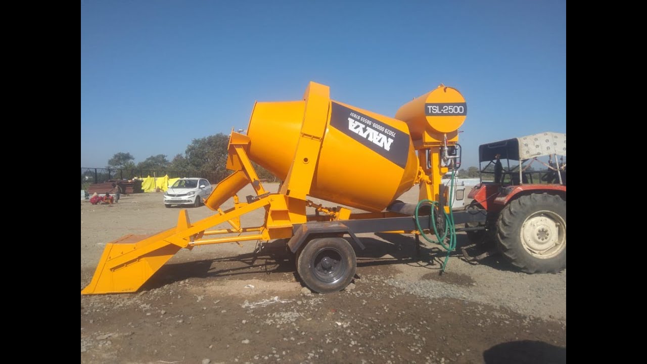 9855597851 Tractor Concrete Flori Self Loading Mixer Full Video
