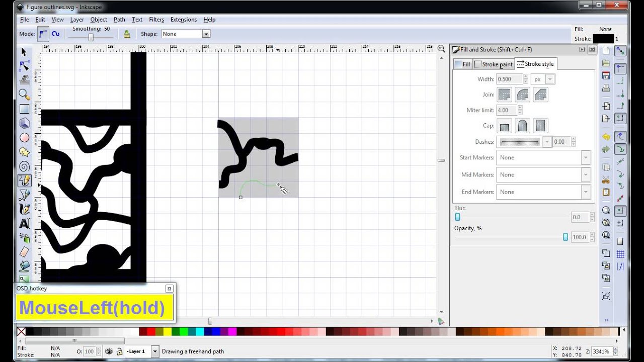 Inkscape 3  Create a Non symmetric Seamless Pattern