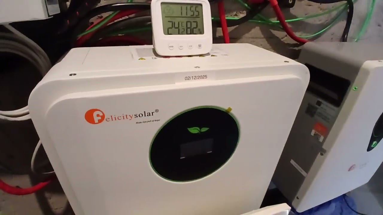  Felicity solar Inversor 3000w 24v em funcionamento. 