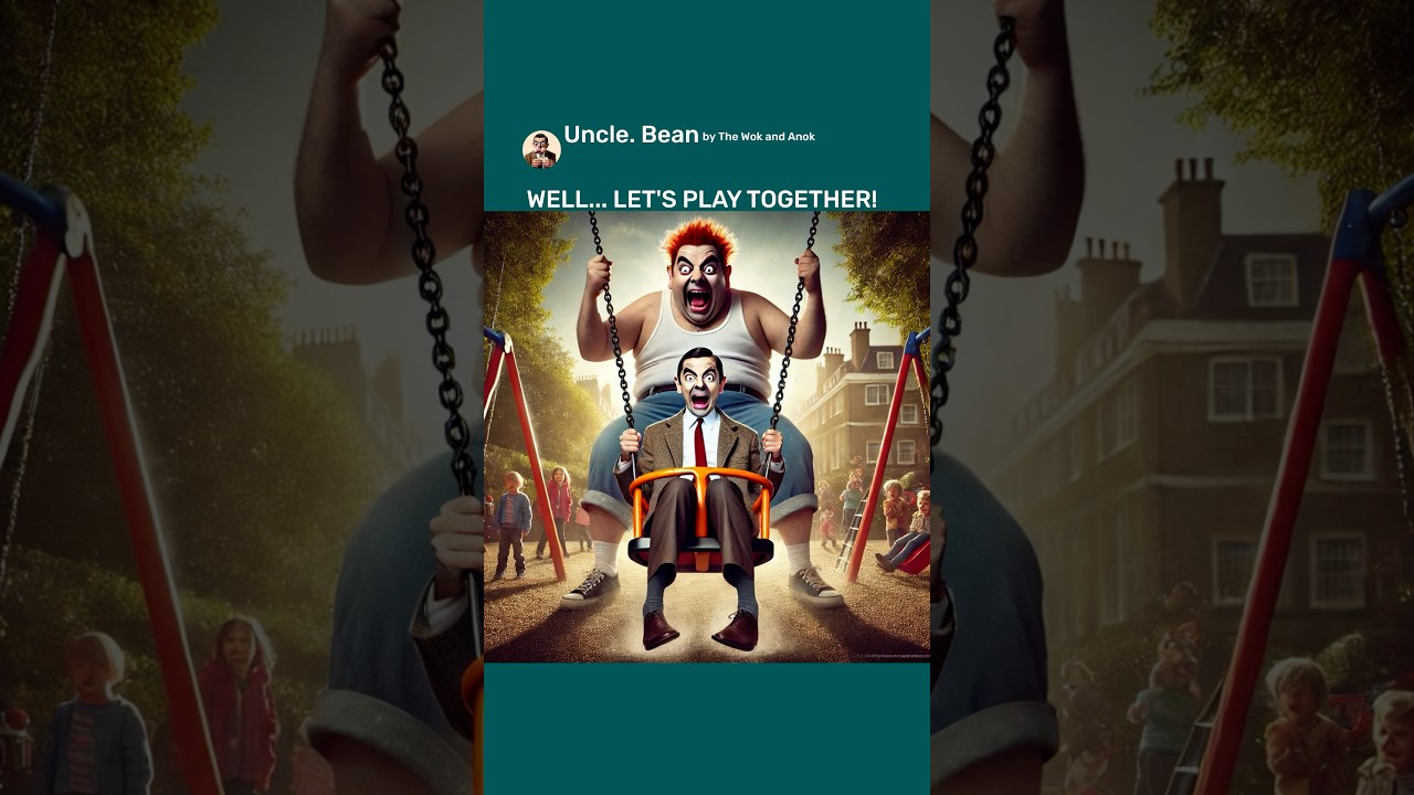 Mr Bean Play Special Swing! #aicomedy #funny #mrbean