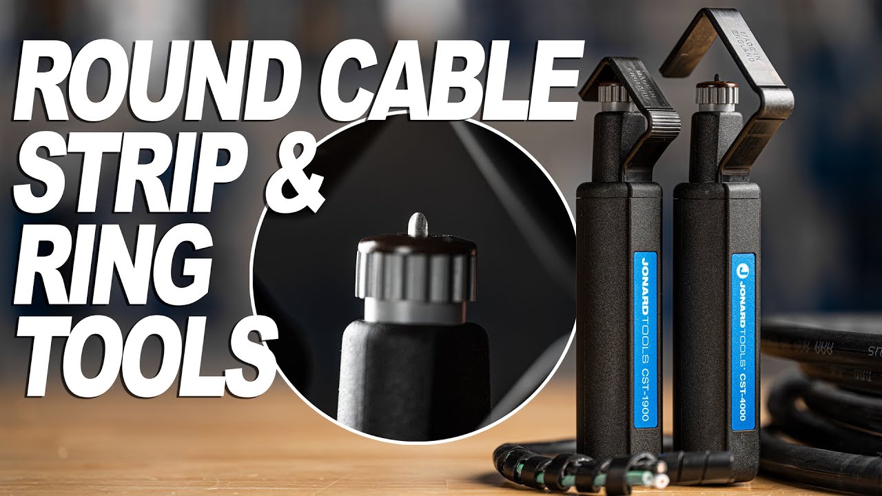 Jonard Tools Round Cable Strip & Ring Tools (CST-1900 & CST-4000) Product Video