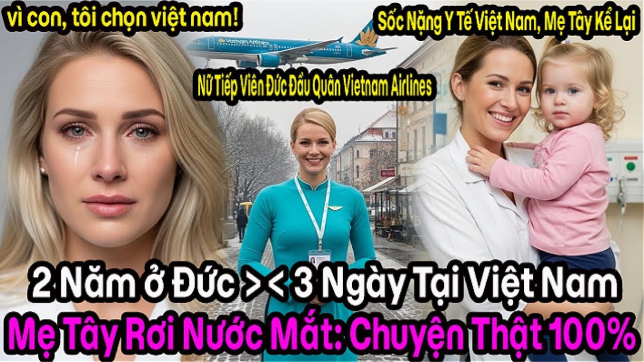 Từ bỏ nước Đức, nữ tiếp viên hàng không cứu sống con gái với ca mổ tim 72 giờ kỳ diệu tại Việt Nam.