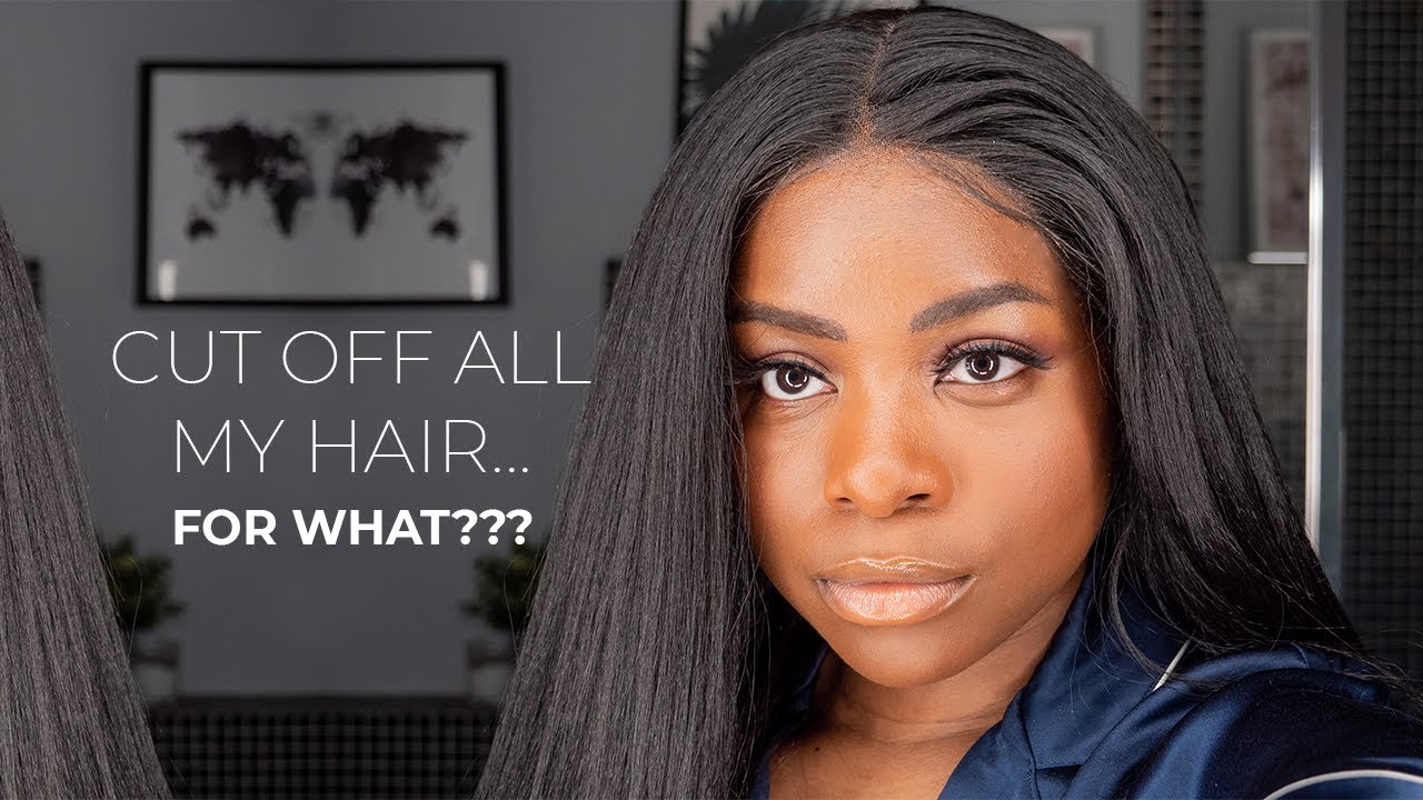 CUT OFF ALL MY HAIR TO WEAR WIGS? | CONFESSIONS OF A BALD BADDIE