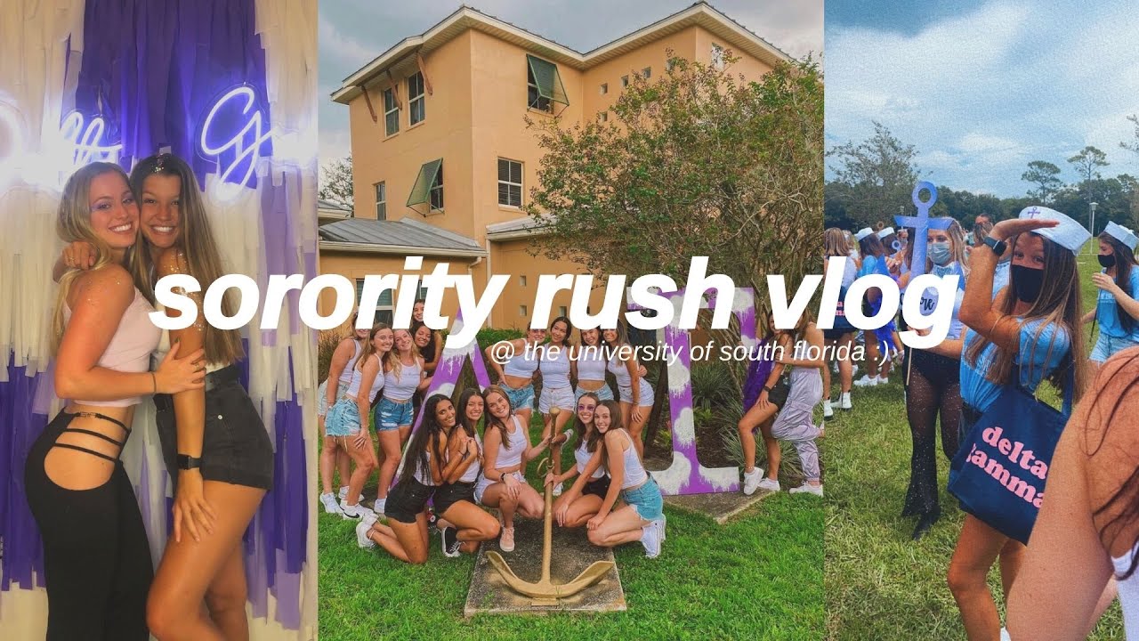 sorority recruitment vlog!...my experience going through recruitment at the univ. of south florida