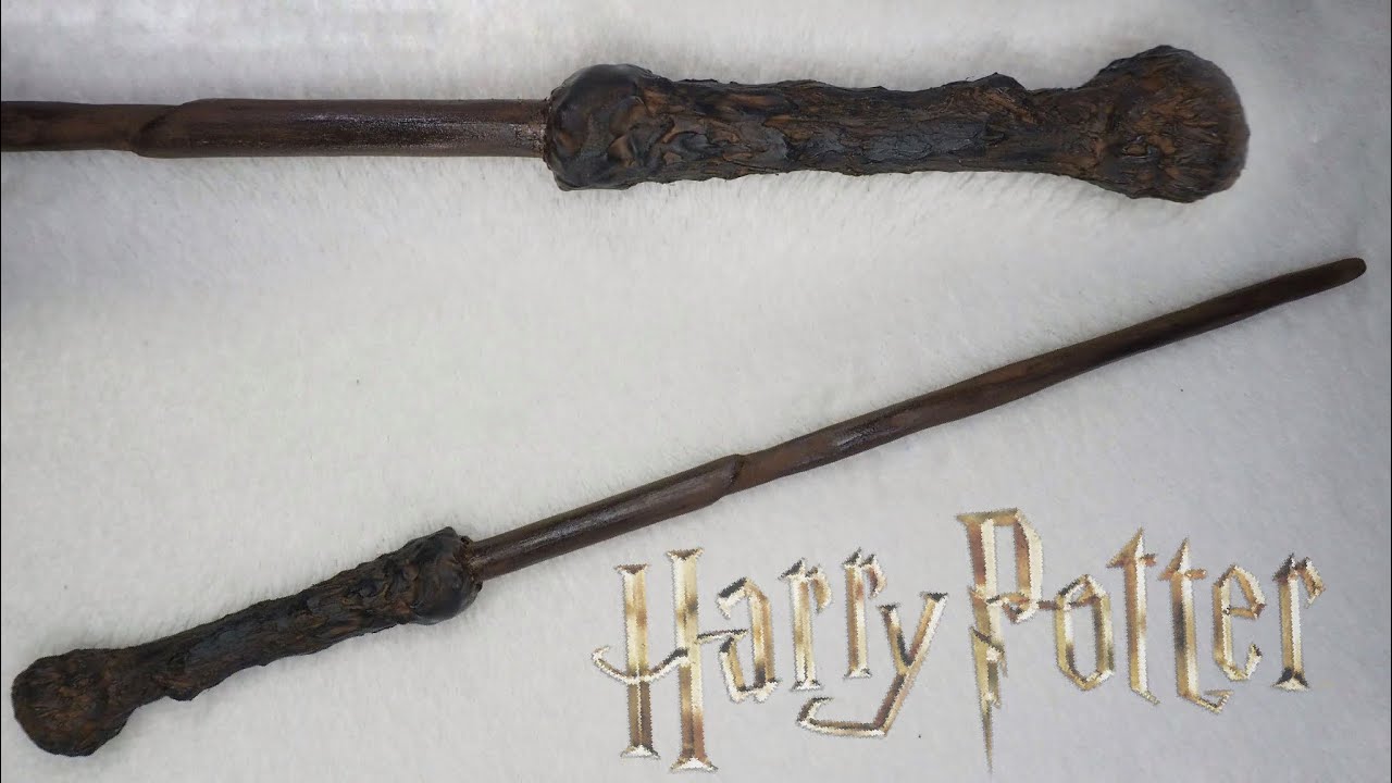 VARITA DE HARRY POTTER - HARRY POTTER DIY - Varita de Harry Potter casera - tutorial