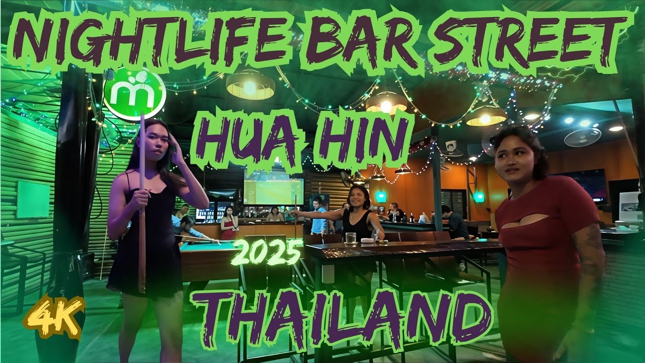 Nightlife Bar street Hua Hin | Thailand 2025