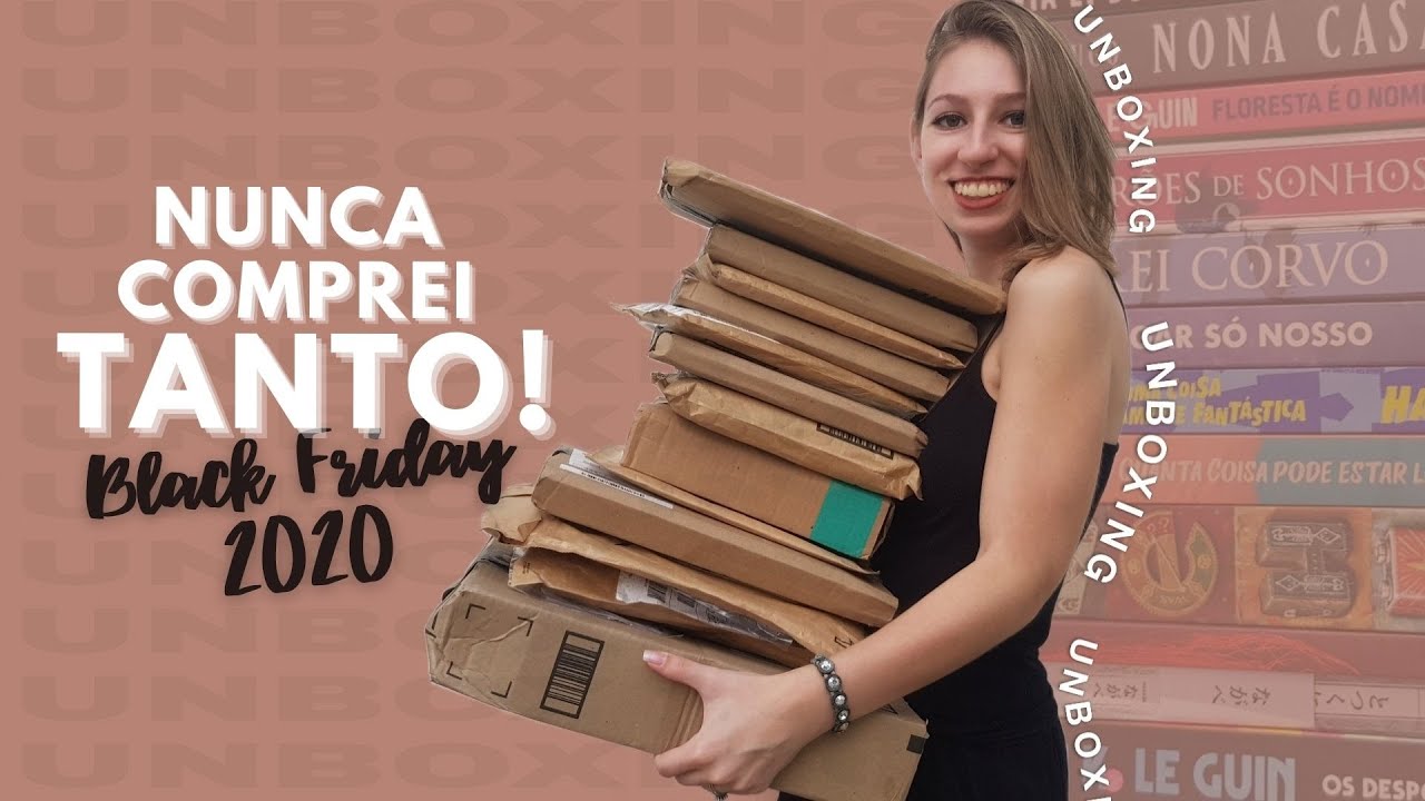 UNBOXING de livros BLACK FRIDAY + aniversário 2020 | o maior unboxing do canal!
