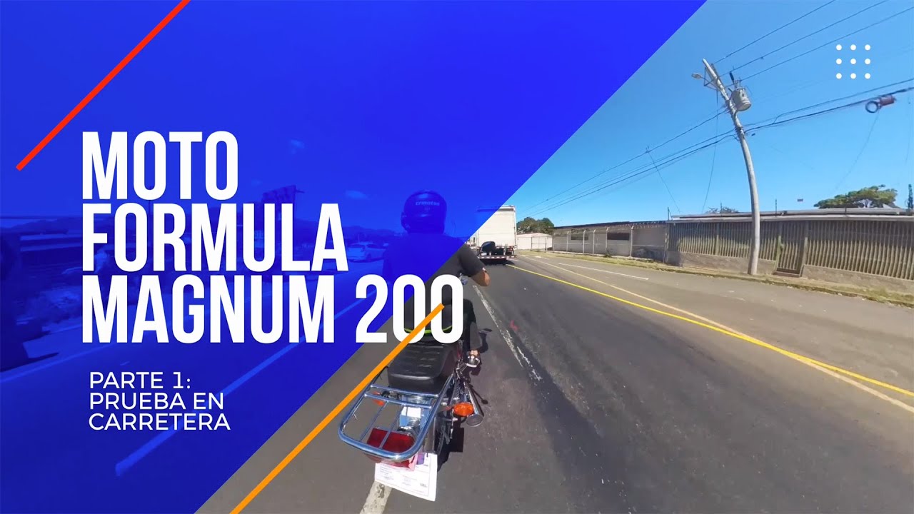 Probando en carretera la MOTO Formula Magnum 200 | Parte 1