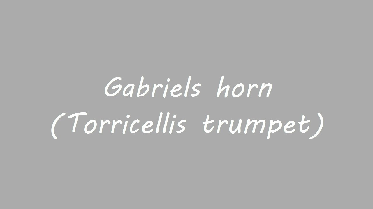 Gabriels horn
