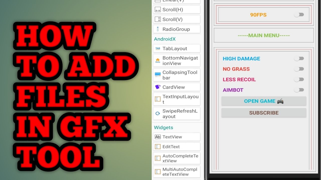 HOW TO MAKE GFX TOOL PART 2