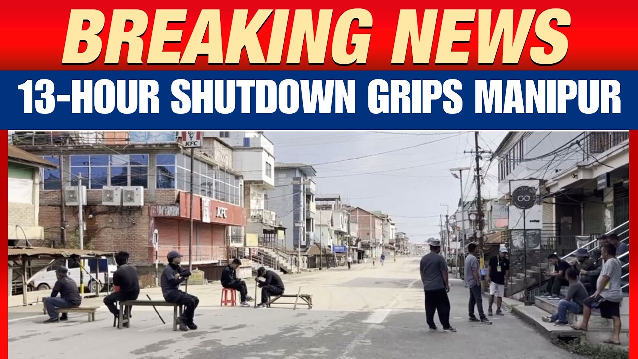 Manipur Churachandpur Bandh | 13-Hour Shutdown Over MLA Vungzagin Valte Death Justice Demand | News9