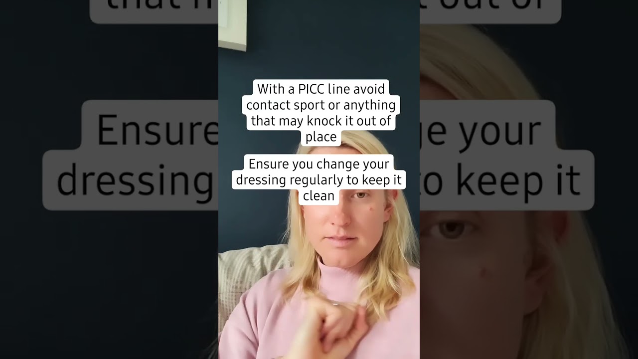 Can I exercise with  PICC line or Port? #cancerandexercise #shorts