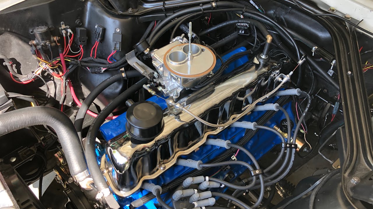 Ford 200 2V First Start - Cam Break-in w/Holley Sniper 2300 and Hyperspark