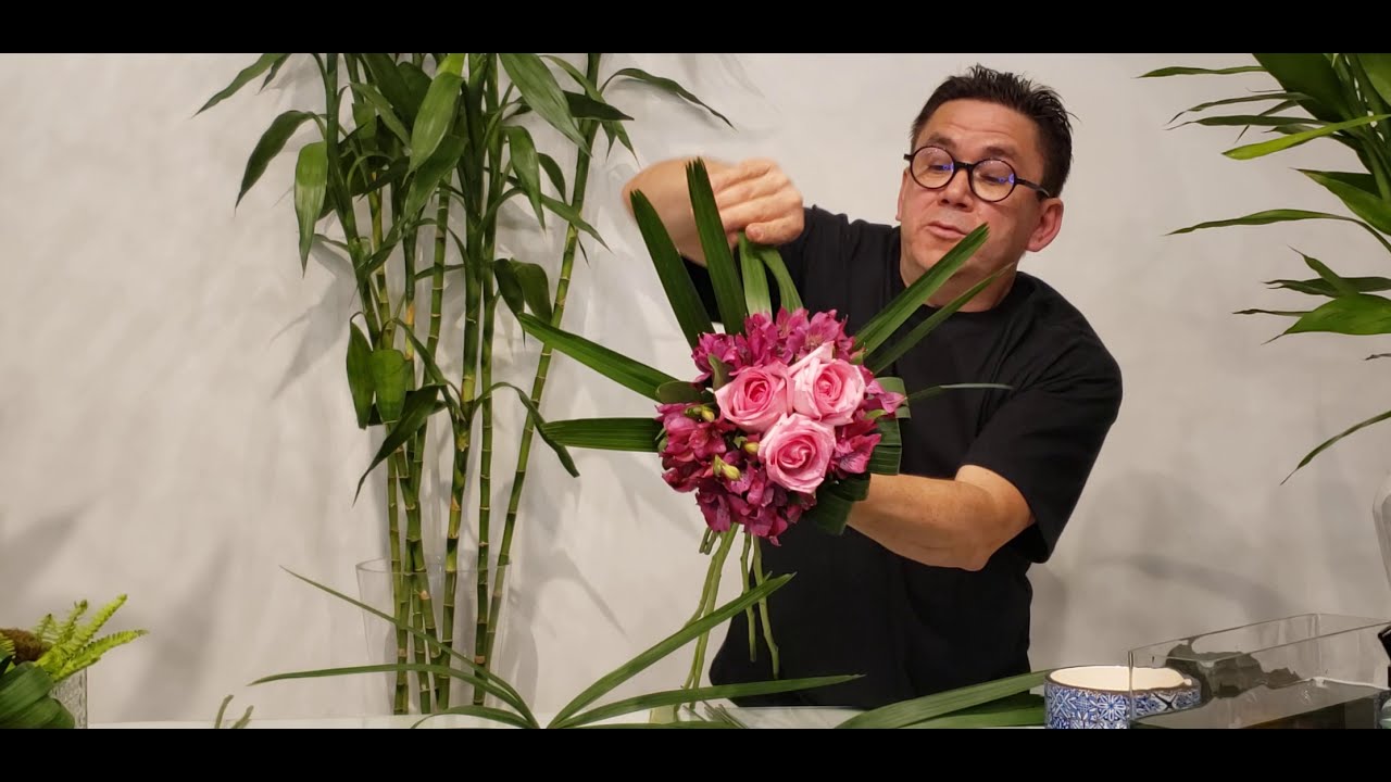 Topiaria com flores naturais, Por Luis Evangelista