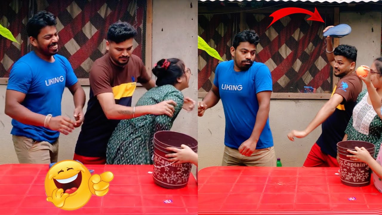 জুতো পেটা 👠😂 Funny Punishment Challenge 😂 || Bengali Funny Video || Bijoy Vicky Bristi Funny Game