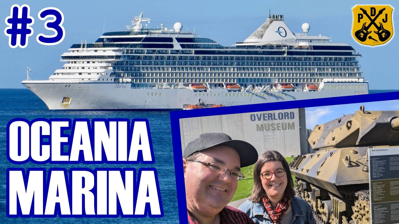Oceania Marina Pt.3 - Le Havre (France), D-Day Landing Tour, Omaha Beach, German & American Cemetery