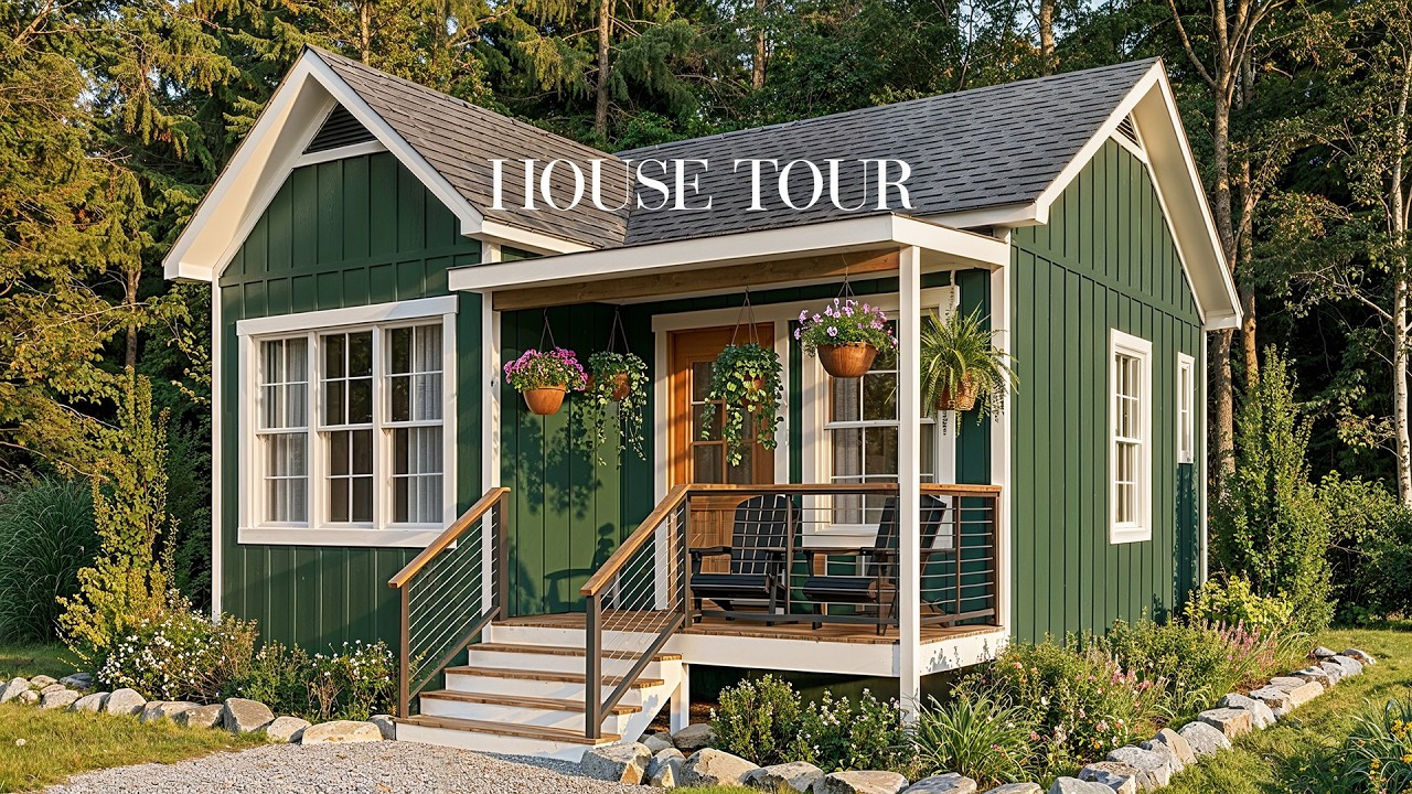 480 Sq Ft Small House | Full Tour Charming & Surprisingly Complete