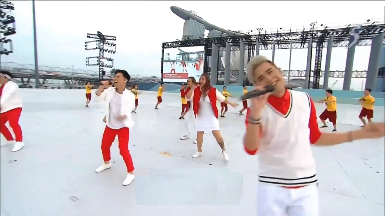 Evolution of NDP Songs V2.0 by MICappella - National Day Parade 2018 @ Marina Bay Floating Platform