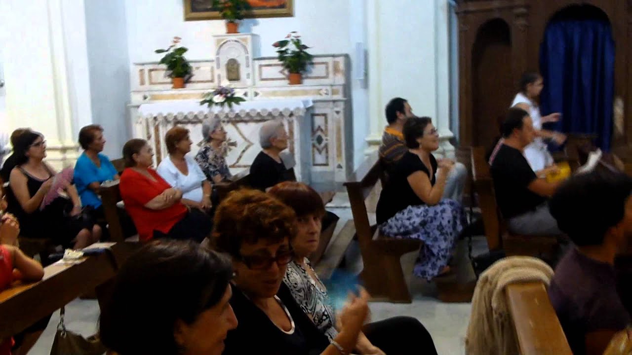 Festa di San Rocco a Pazzano 2012 - Canzone calabrese: Ruoccu da lu spitali ti ritirasti..