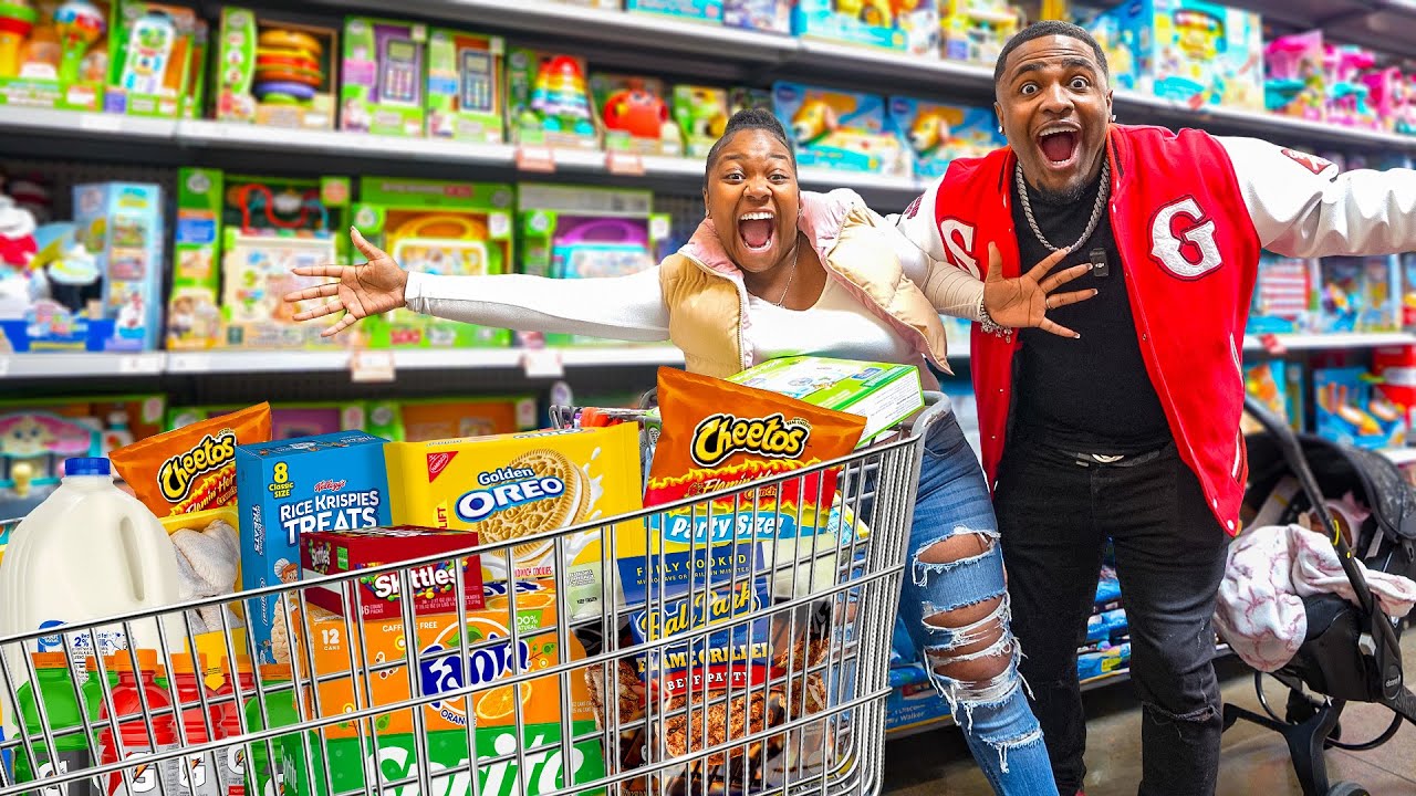 CRAZY GROCERY SHOPPING CHRONICLES WITH DRE AND KEN | VLOGMAS DAY 2