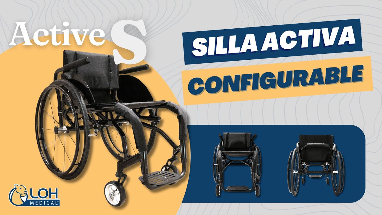 Silla de ruedas activa, configurable y versátil | ACTIVE S