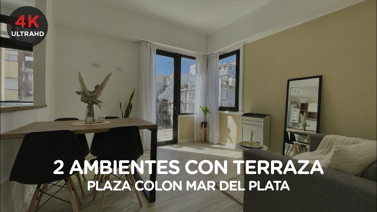 RESERVADO 2 ambientes con gran balcón terraza – Plaza Colon Mar Del Plata #6017073
