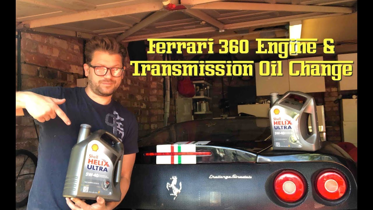 Ferrari 360 Как заменить масло в двигателе и коробке передач