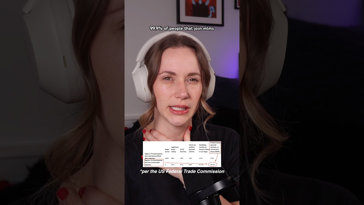 The MLM Business Model is a SCAM #pyramidscheme #antimlm