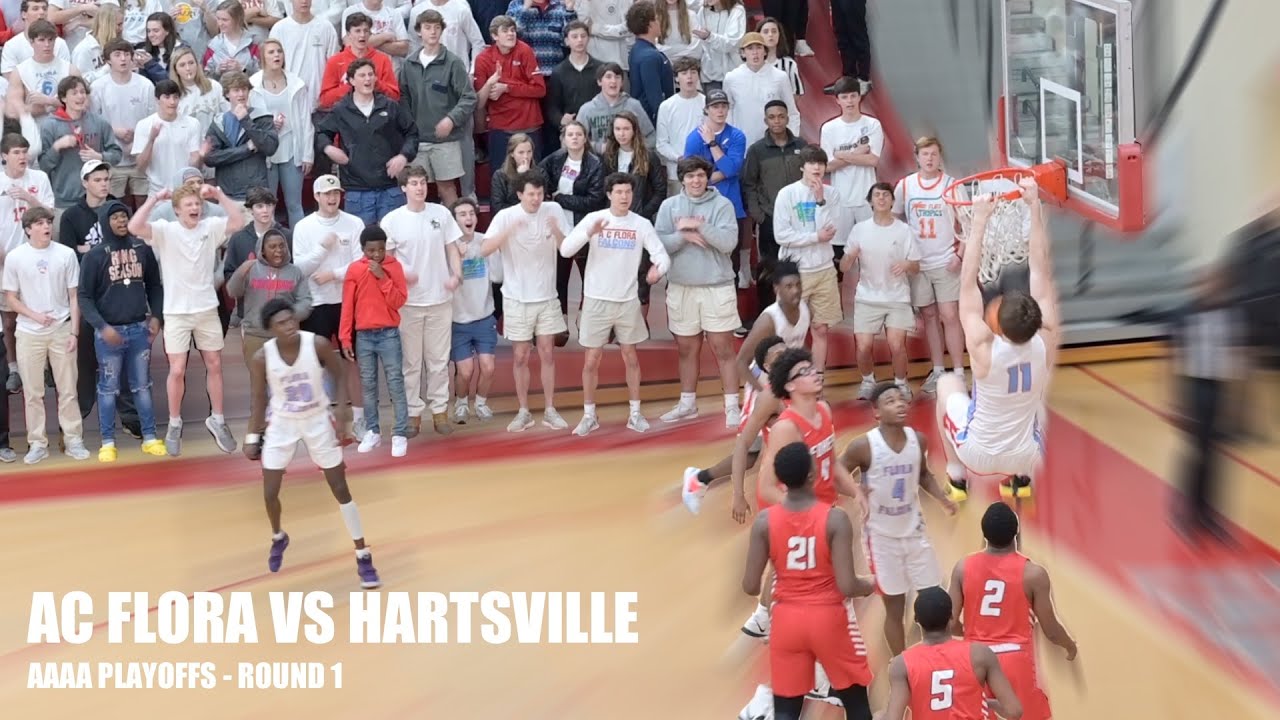 AC Flora Boys Varsity vs Hartsville Playoff Highlights 4K