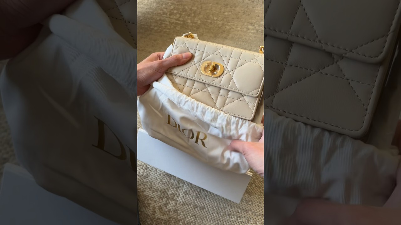 unboxing miss caro mini bag in caramel beige with macrocannage lambskin (which i returned ☹️)