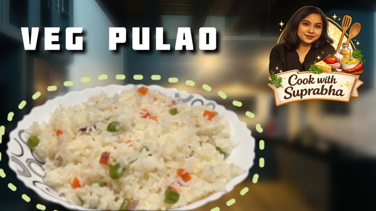 बिना मेहनत का वेज पुलाव🤤🤤🤤 jhatpat banne wala veg pulao | easy and simple vegetable pulao 