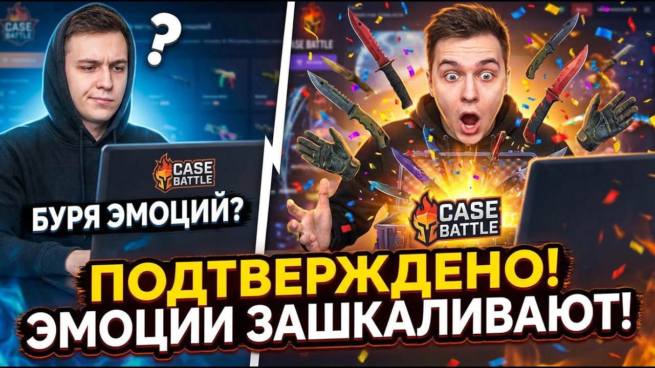 Говорят, на Case Battle можно испытать настоящую бурю эмоций. открытие кейсов полностью подтвердило